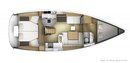 Jeanneau Sun Odyssey 41 DS plan Image issue de la documentation commerciale © Jeanneau