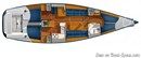 J/Boats J/122e plan Image issue de la documentation commerciale © J/Boats