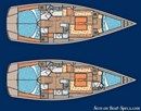 Elan Yachts Elan 410 layout Picture extracted from the commercial documentation © Elan Yachts