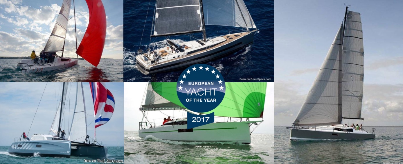 Voiliers Européens de l'année 2017 © Boat-Specs.com