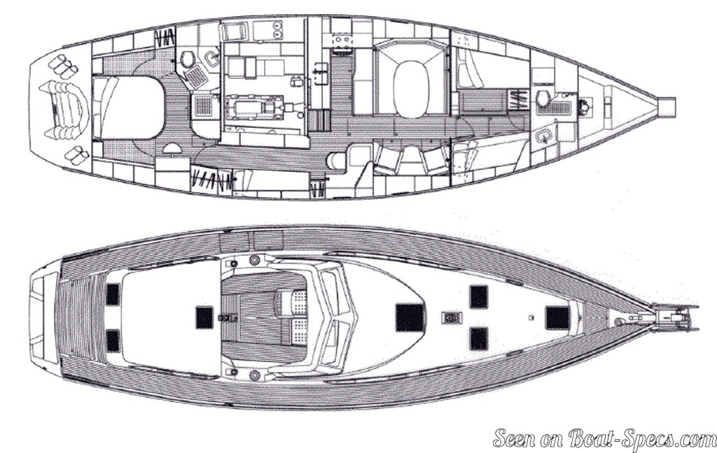 amel 54 sailboat data