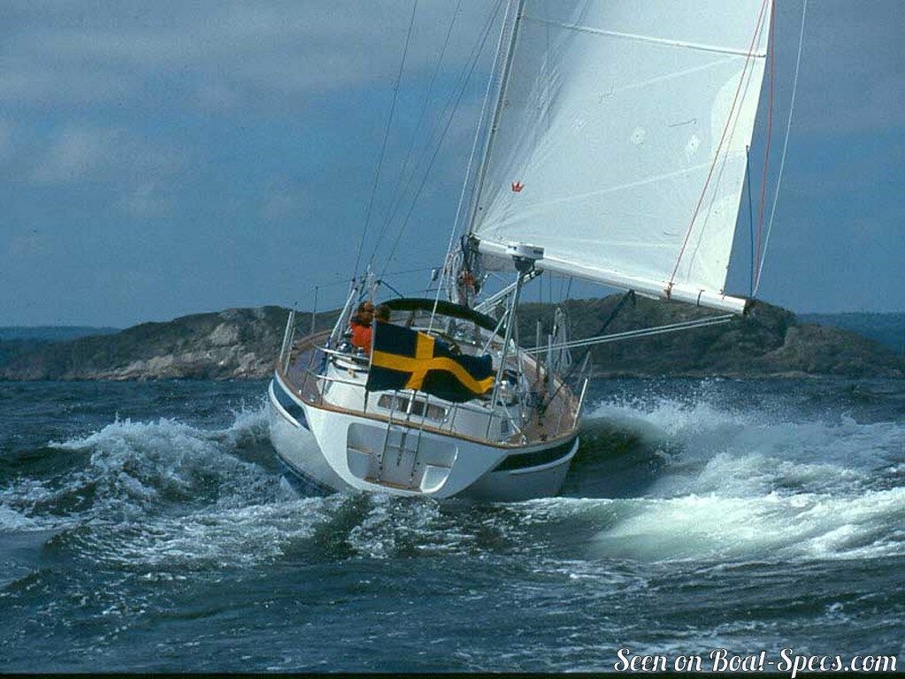 HallbergRassy 39 sailboat specifications and details on