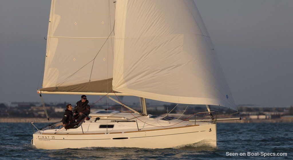 First 25 2013 swing keel (Bénéteau) sailboat specifications and