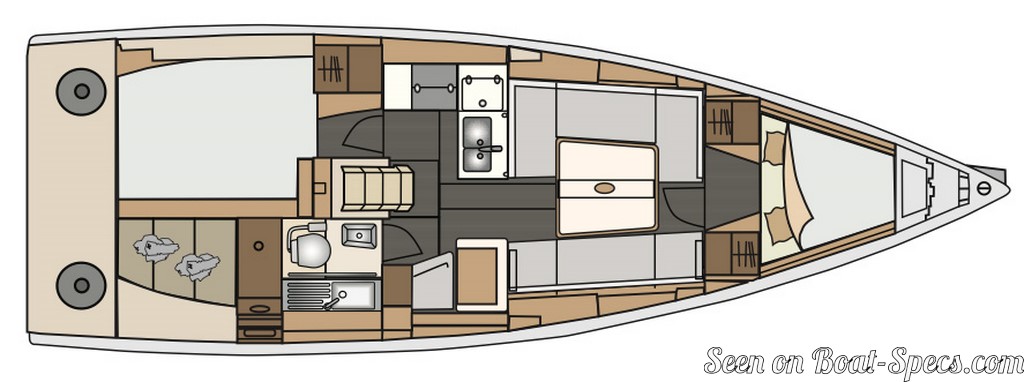 Elan E4 Standard Elan Yachts Fiche Technique De Voilier Sur Boat 