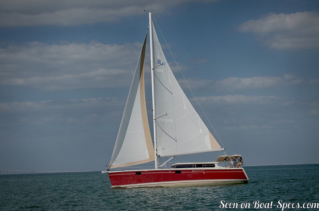 Marlow Hunter 47 deep draft sailboat specifications and ...