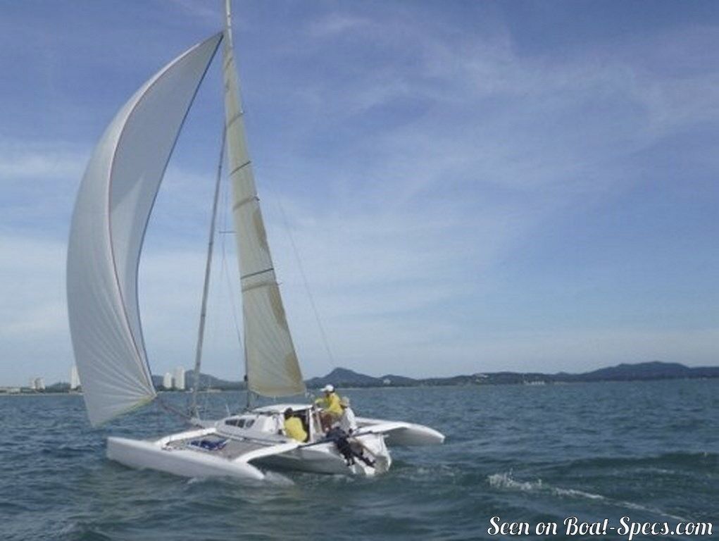 corsair sailboat cruising