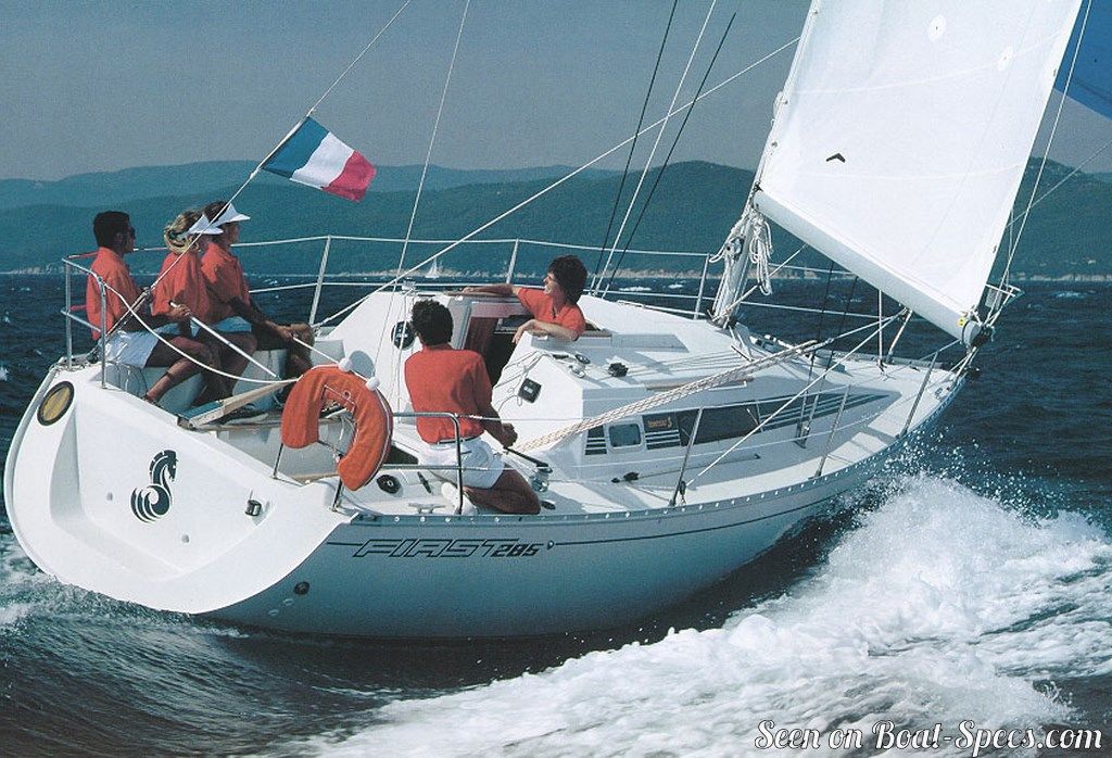 beneteau first 285 sailboatdata
