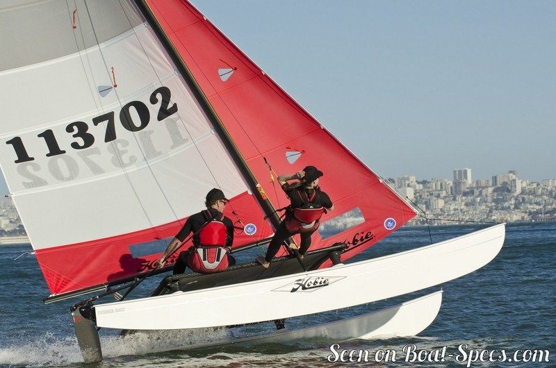 Hobie Cat 16 easy Fiche technique de voilier sur