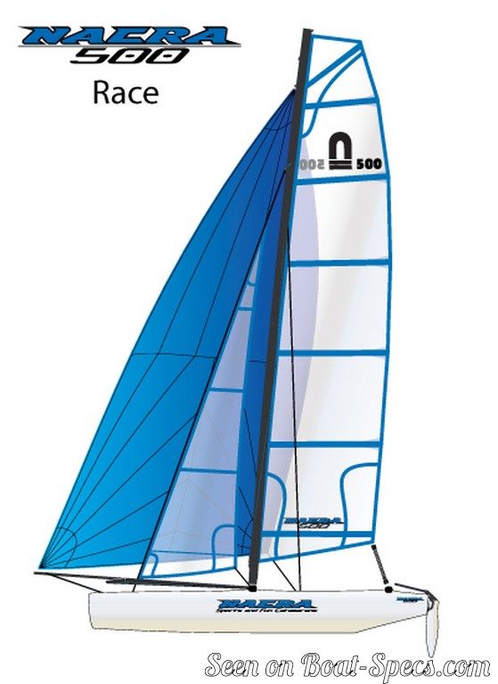 Nacra 500 fun - Fiche technique de voilier sur Boat-Specs.com