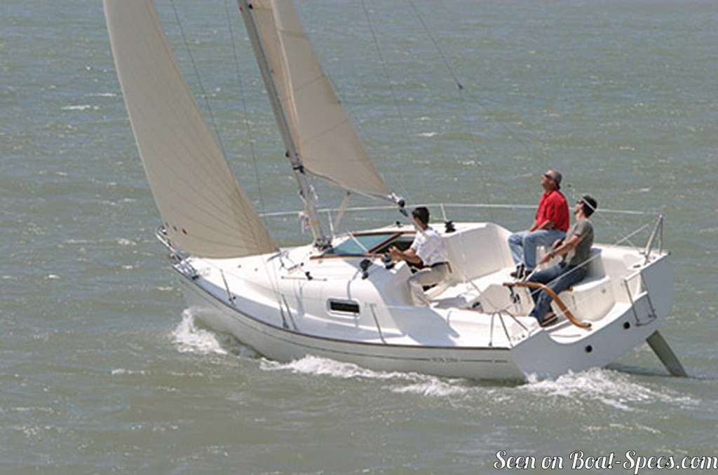 sun 2500 keel and centerboard jeanneau sailboat